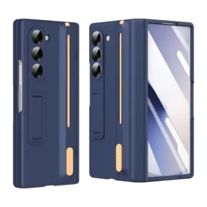 Samsung Galaxy Z Fold 6 S Pen Case with Hinge Protection, Kickstand Cover & Built-in Screen Protector