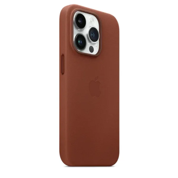 iPhone 13 Pro Series MagSafe Leather Case - IC Pop Animation Cover | Brown