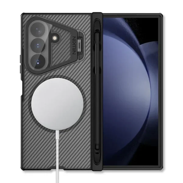 imgi_56_MagSafe-Compatible-CamShield-CamProp-Case-with-Stylus-Pen-Transparent-Camera-Co.webp Nillkin CamShield CamProp Case for Galaxy Z Fold 8 Ultra | MagSafe Case with Stylus Pen & Camera Kickstand Cover