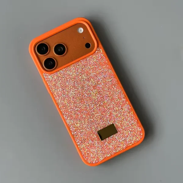 Swarovski Glitter Crystal Case Cover for iPhone 17 Pro Max | Premium Shiny Rhinestone Shockproof Slim Back Cover