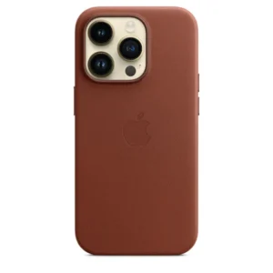 iPhone 13 Pro Series MagSafe Leather Case - IC Pop Animation Cover | Brown