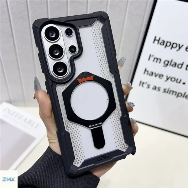 UAG Plasma XTE Rugged MagSafe Case Cover for Galaxy S26 Ultra | Shockproof Armor Back Cover with Stand