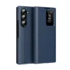 Samsung Galaxy Z Fold 6 Flip Case | Smart View Leather Wallet Cover Card Holder Protective Premium Phone Case