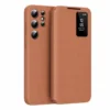 Samsung Galaxy S26 Ultra Smart View Wallet Case | PU Leather Smart Window Phone Cover