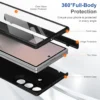 Samsung Galaxy Z Fold 8 Ultra Case with Hinge Protection | Skin Feel Thin Magnetic Phone Cover | Slim Shockproof Protection