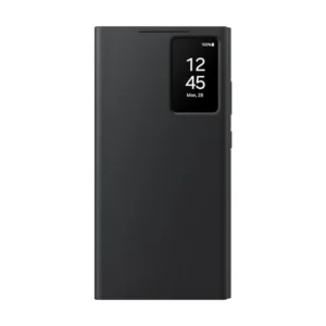 Samsung Galaxy S24 Ultra Smart View Wallet Case | Leather Flip Cover with Card Holder & Screen Protection