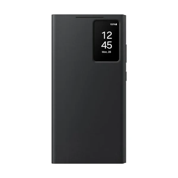 Samsung Galaxy S24 Ultra Smart View Wallet Case | Leather Flip Cover with Card Holder & Screen Protection