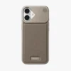 NJOYNY Aluminum Leather Case for iPhone 17 | MagSafe Aroma Cover