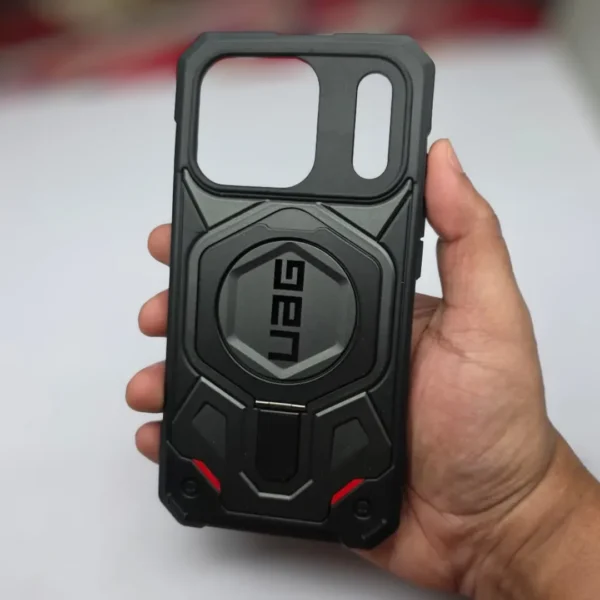 UAG Monarch Pro Rugged MagSafe Case Cover for iPhone 17 Pro | Shockproof Armor Back Cover with Stand