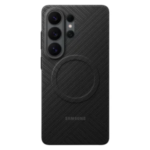 Galaxy S25 Ultra Carbon Magnet Case | Thin Carbon-Synthetic Fiber Cover & Magsafe Compatible