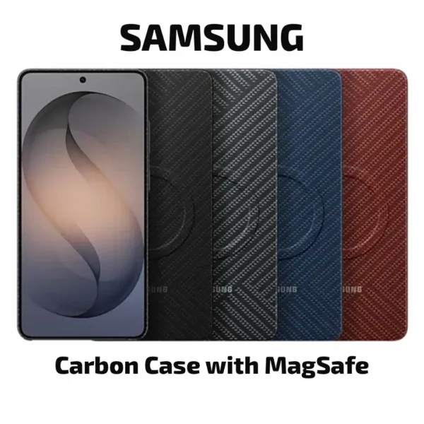 Galaxy S25 Ultra Carbon Magnet Case | Thin Carbon-Synthetic Fiber Cover & Magsafe Compatible