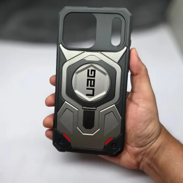 UAG Monarch Pro Rugged MagSafe Case Cover for iPhone 17 Pro | Shockproof Armor Back Cover with Stand