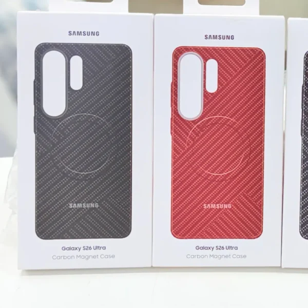 Galaxy S26 Ultra Carbon Magnet Case | Thin Carbon-Synthetic Fiber Cover & Magsafe Compatible