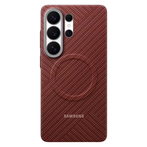Galaxy S25 Ultra Carbon Magnet Case | Thin Carbon-Synthetic Fiber Cover & Magsafe Compatible