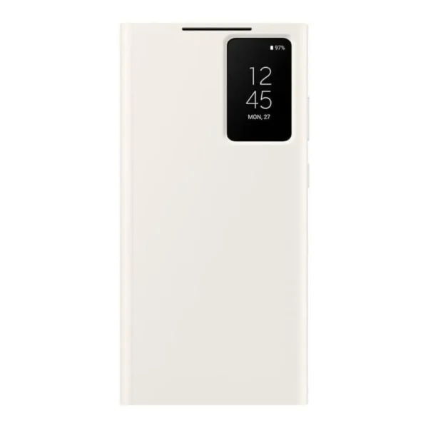 Samsung Galaxy S23 Ultra Smart View Wallet Case Flip Cover with Card Holder & Screen Protection