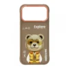 Nimmy Friends Cartoon Designer Case Cover for iPhone 17 Pro | Cute Animal Print Shockproof Matte Back Cover