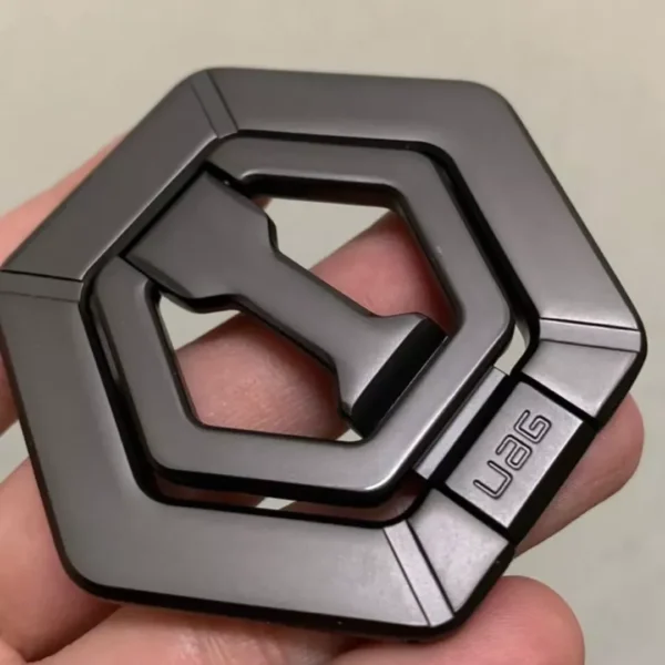 xdrcfhcbg.webp UAG Magnetic Phone Ring Stand | MagSafe Phone Grip & Kickstand | 360 Rotating Hexagon Ring Holder
