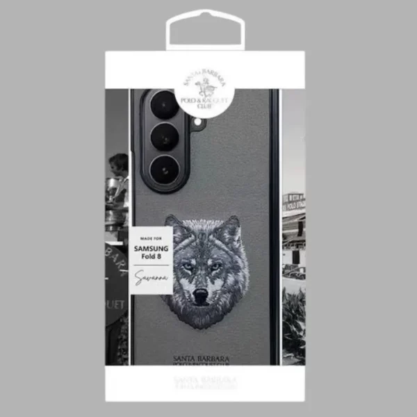 Santa Barbara Savanna Embroidered Leather Case for Samsung Galaxy Z Fold 8 Ultra