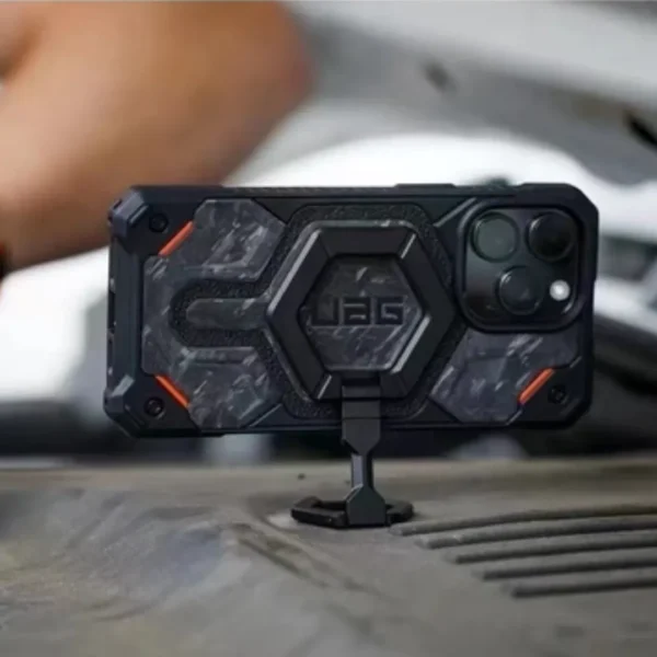 zedrxfhcb.webp UAG Magnetic Phone Ring Stand | MagSafe Phone Grip & Kickstand | 360 Rotating Hexagon Ring Holder