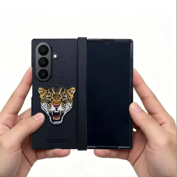 Santa Barbara Savanna Embroidered Leather Case for Samsung Galaxy Z Fold 8 Ultra